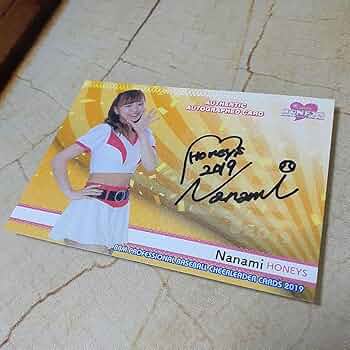 Amazon.co.jp: Nanami 直筆サイン入りカード 福岡ソフトバンク